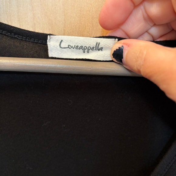 Loveappella Black Sleeveless Maxi Dress Minimalist Large - Picture 6 of 6